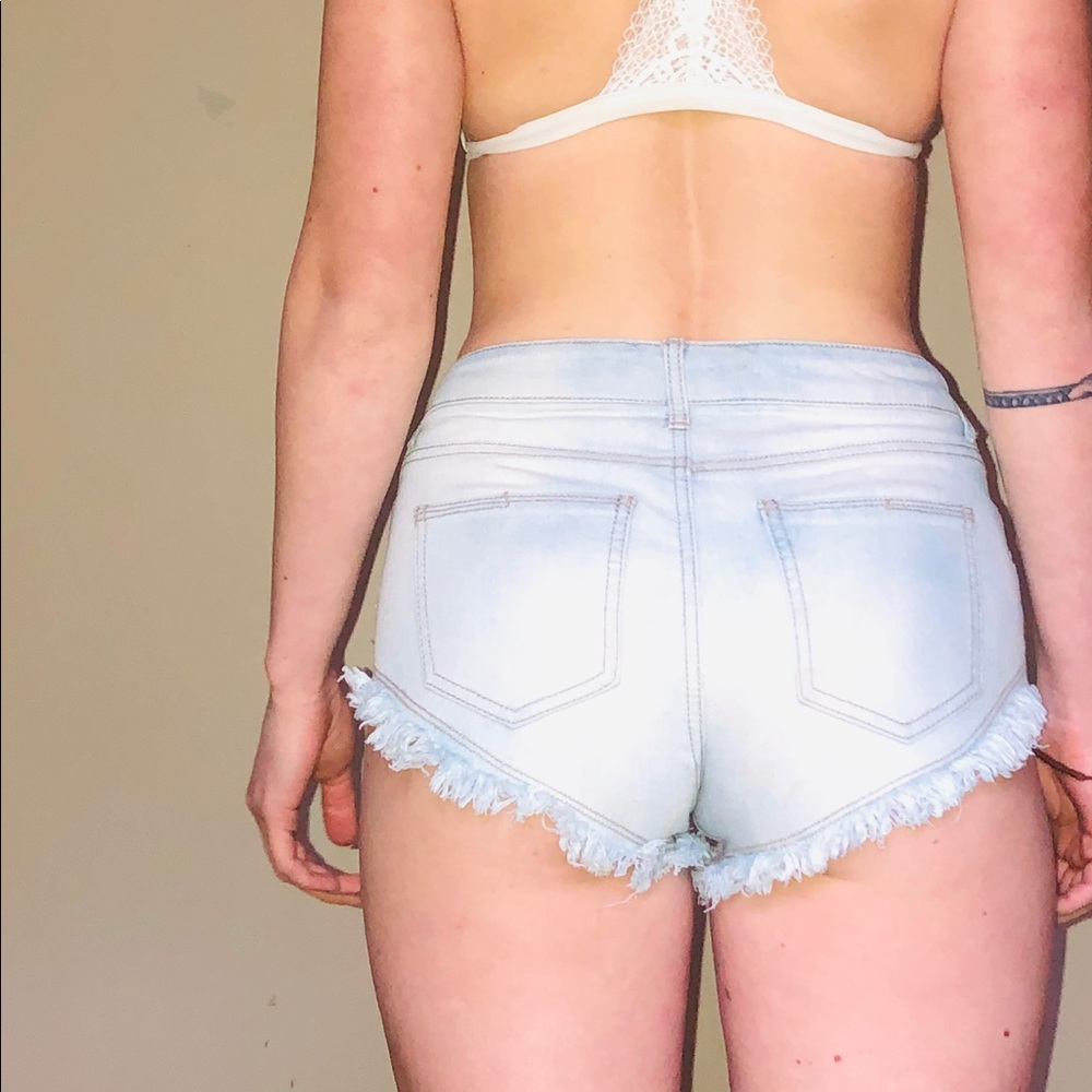 High Waisted Jean Shorts